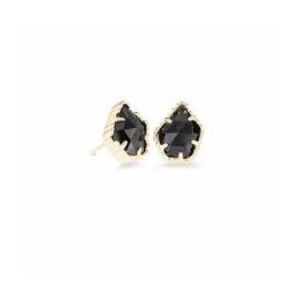 Kendra Scott Tessa Black and Gold Stud Earrings